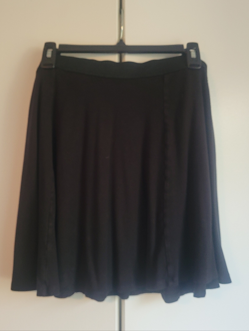 Michael Kors Black Swing Skirt Soft